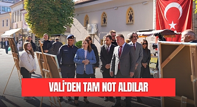 VALİ'DEN TAM NOT ALDI