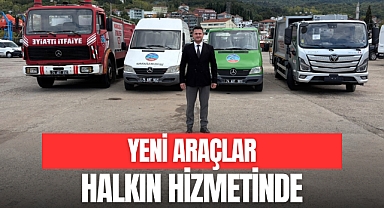YENİ ARAÇLAR HALKIN HİZMETİNDE