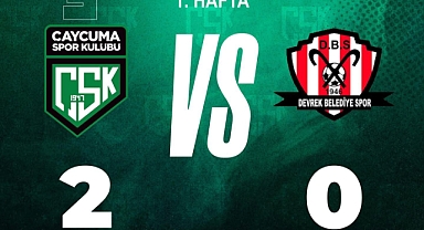 Zonguldak derbisini Çaycumaspor kazandı