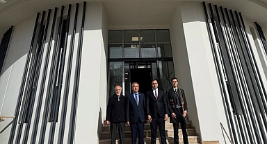 Adalet Sarayı İnşaatında İncelemelerde bulunuldu