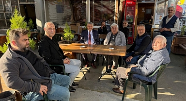 Akın, Esnafla Buluştu