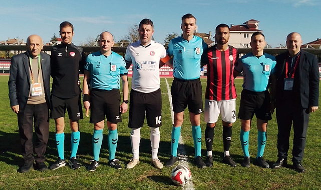 Altınçbuk, maçın hakemlerine başarılar diledi