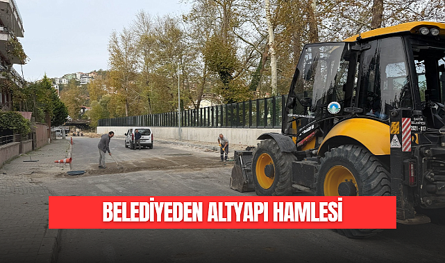 Bartın Belediyesi'nden Altyapı Hamlesi