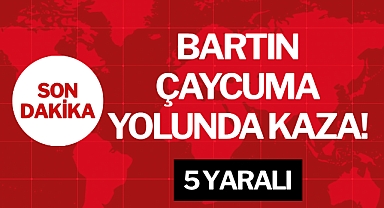 Bartın–Çaycuma Yolunda Kaza!
