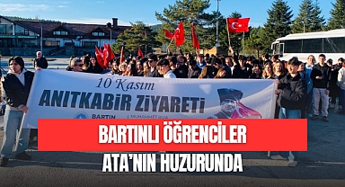 BARTINLI ÖĞRENCİLER ATA'NIN HUZURUNDA