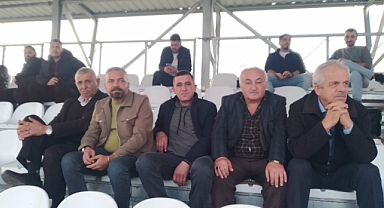 Başkan Erbil tribünde maçı takip etti