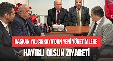 BAŞKAN YALÇINKAYA’DAN HAYIRLI OLSUN ZİYARETİ