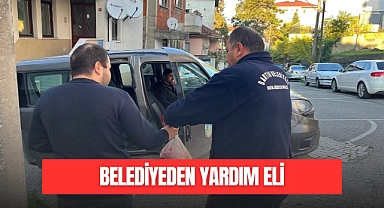 BELEDİYEDEN YARDIM ELİ