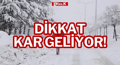 DİKKAT KAR GELİYOR!