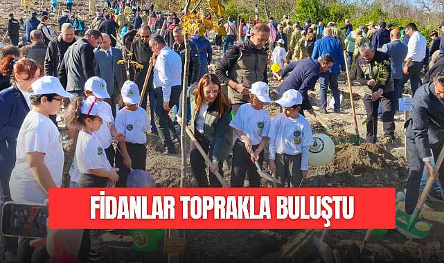 FİDANLAR TOPRAKLA BULUŞTU