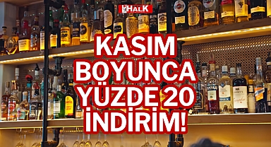 KASIM BOYUNCA YÜZDE 20 İNDİRİM!