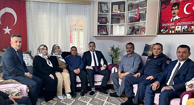 Kaymakam'dan Şehit ailesine ziyaret