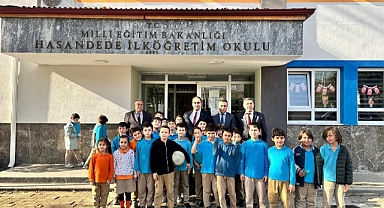 Kaymakam Kadiroğlu, Hasandede İlkokulunu ziyaret etti