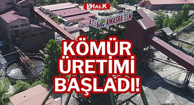 KÖMÜR ÜRETİMİ BAŞLADI!