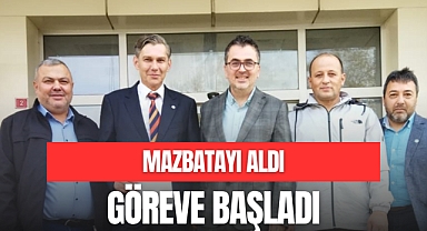 Mazbatayı Aldı Göreve Başladı