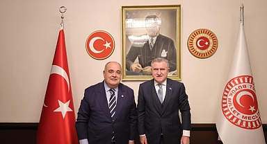 MİLLETVEKİLİ ALDATMAZ'DAN BAKAN BAK'A ZİYARET