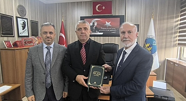 Müftü’den Halk Eğitim Merkezi Müdürüne Ziyaret