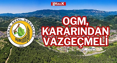 OGM, KARARINDAN VAZGEÇMELİ