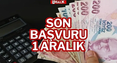 SON BAŞVURU 1 ARALIK