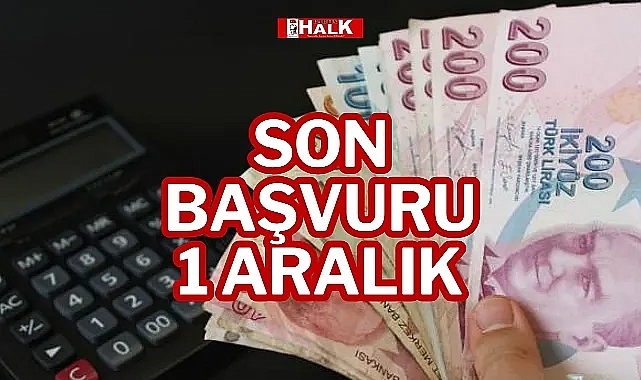 SON BAŞVURU 1 ARALIK