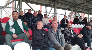 Tribün liderleri Çankırı maçını izledi