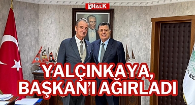 Yalçınkaya, Başkan’ı Ağırladı