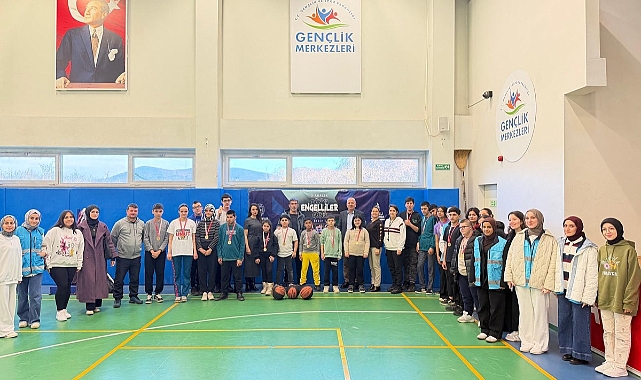 3 Aralık'ta Engelliler basketbol oynadı