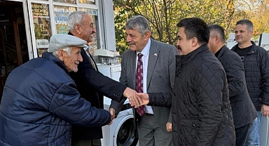 AKIN VATANDAŞLA BULUŞTU