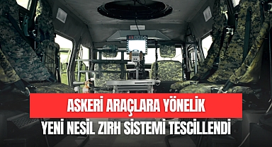 Askerî kara araçlarına yönelik yeni nesil zırh sistemi tescillendi