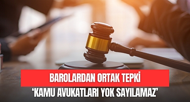 BAROLARDAN ORTAK TEPKİ