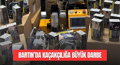 BARTIN'DA KAÇAKÇILIĞA BÜYÜK DARBE
