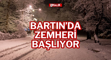 BARTIN’DA ZEMHERİ BAŞLIYOR