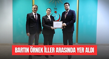 BARTIN ÖRNEK İLLER ARASINDA YER ALDI