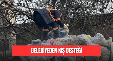 BELEDİYEDEN KIŞ DESTEĞİ