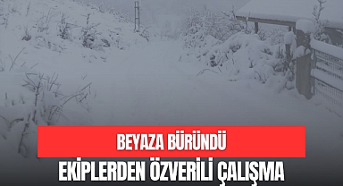 BEYAZA BÜRÜNDÜ