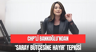 CHP’Lİ BANKOĞLU’NDAN “SARAY BÜTÇESİNE HAYIR” TEPKİSİ