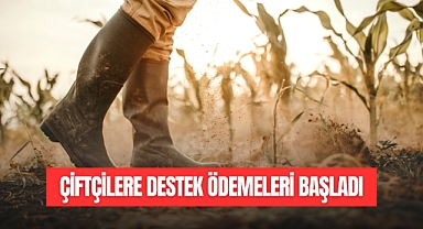 ÇİFTÇİLERE DESTEK ÖDEMELERİ BAŞLADI
