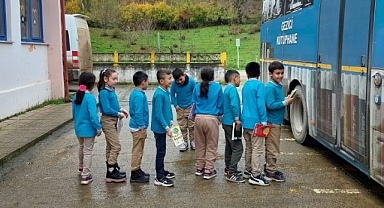 Gezici Kütüphane İlk Durağında Öğrencilerle Buluştu