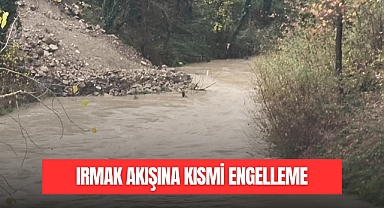 Irmak Akışına Kısmi Engellenme
