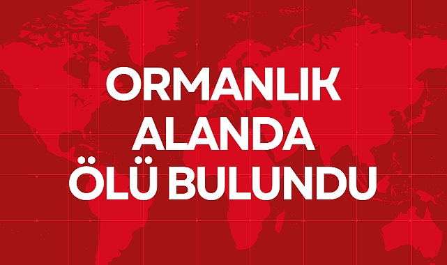 ORMANLIK ALANDA ÖLÜ BULUNDU