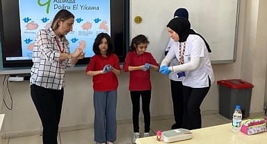 Sağlıklı yaşamla ilgili 9 okul da eğitim verildi