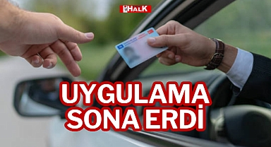 Uygulama Sona Erdi