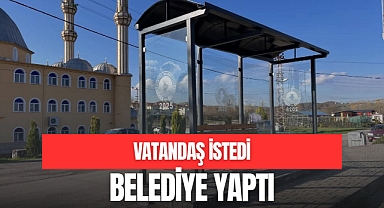 VATANDAŞ İSTEDİ BELEDİYE YAPTI