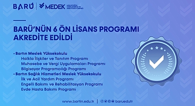 6 ÖN LİSANS PROGRAMI AKREDİTE EDİLDİ