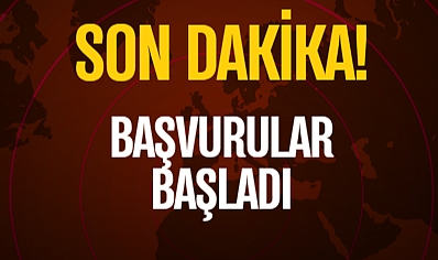 Başvurular Başladı