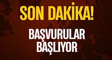 Başvurular Başlıyor