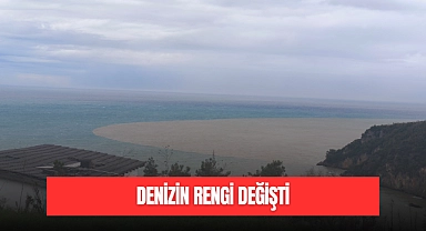 DENİZİN RENGİ DEĞİŞTİ