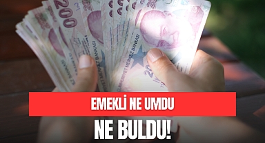 EMEKLİ NE UMDU NE BULDU!
