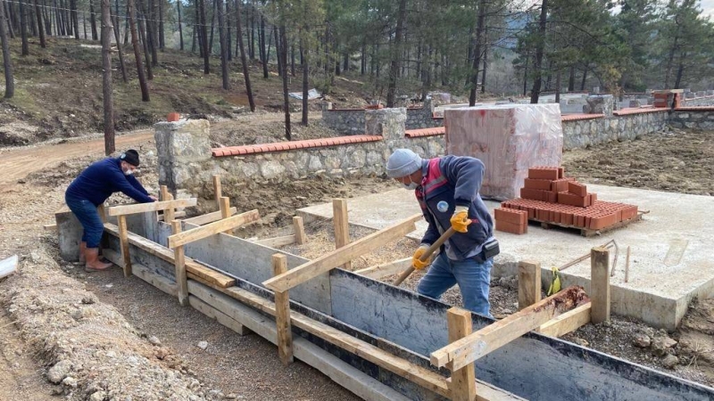 113 bin metrekare alanda çalışmalar devam ediyor