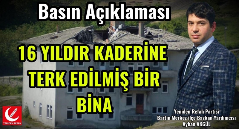 “16 yıldır kaderine terk edilmiş halde duruyor!”